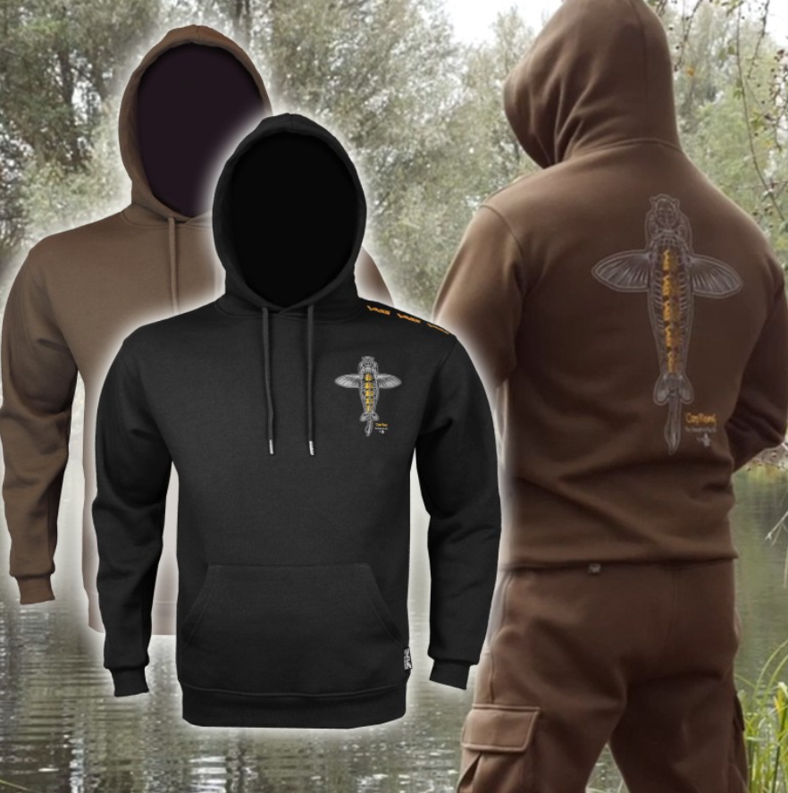 Vass Carp Rising Hoodie Khaki Edition X Large