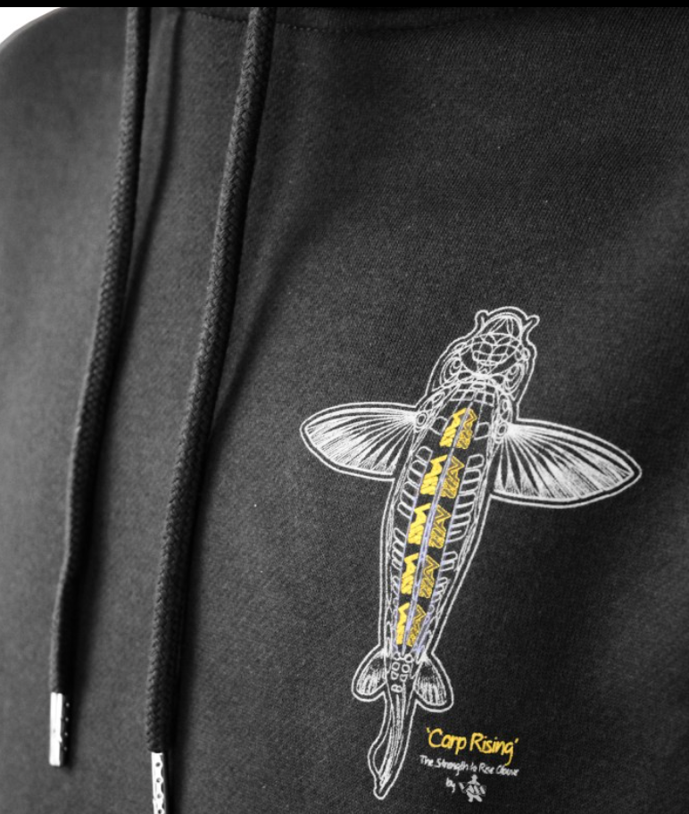 Vass Carp Rising Hoodie Khaki Edition X Large
