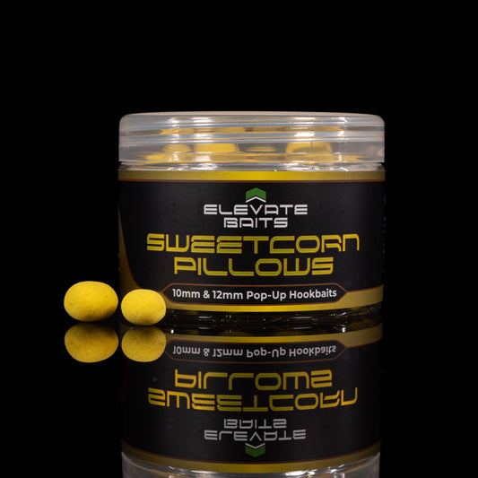 Elevate Sweetcorn Pillows – 10mm & 12mm Pop-Up Hookbaits