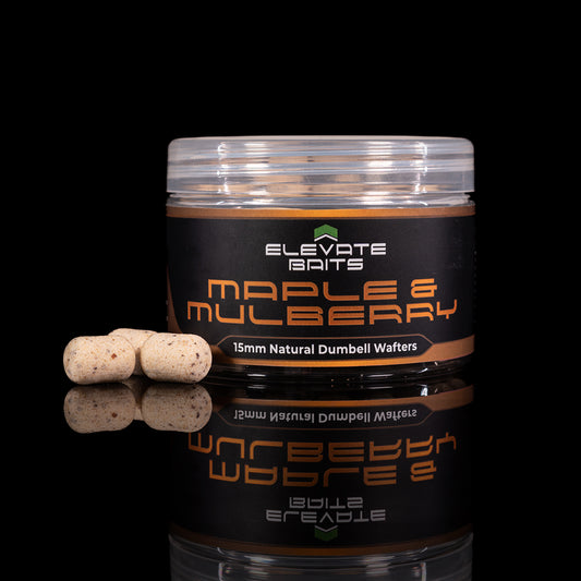 Elevate Baits Maple & Mulberry 15mm Natural Wafters