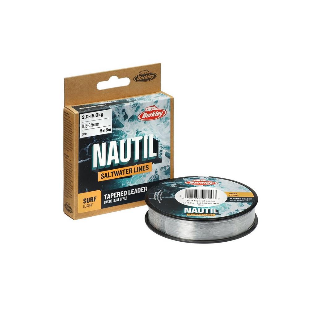 Berkley Nautil Surf Monofilament Tapered Clear Mainline