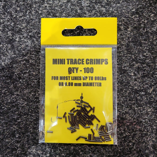 Mini Trace Crimps 80lbs or 0.80mm Diameter