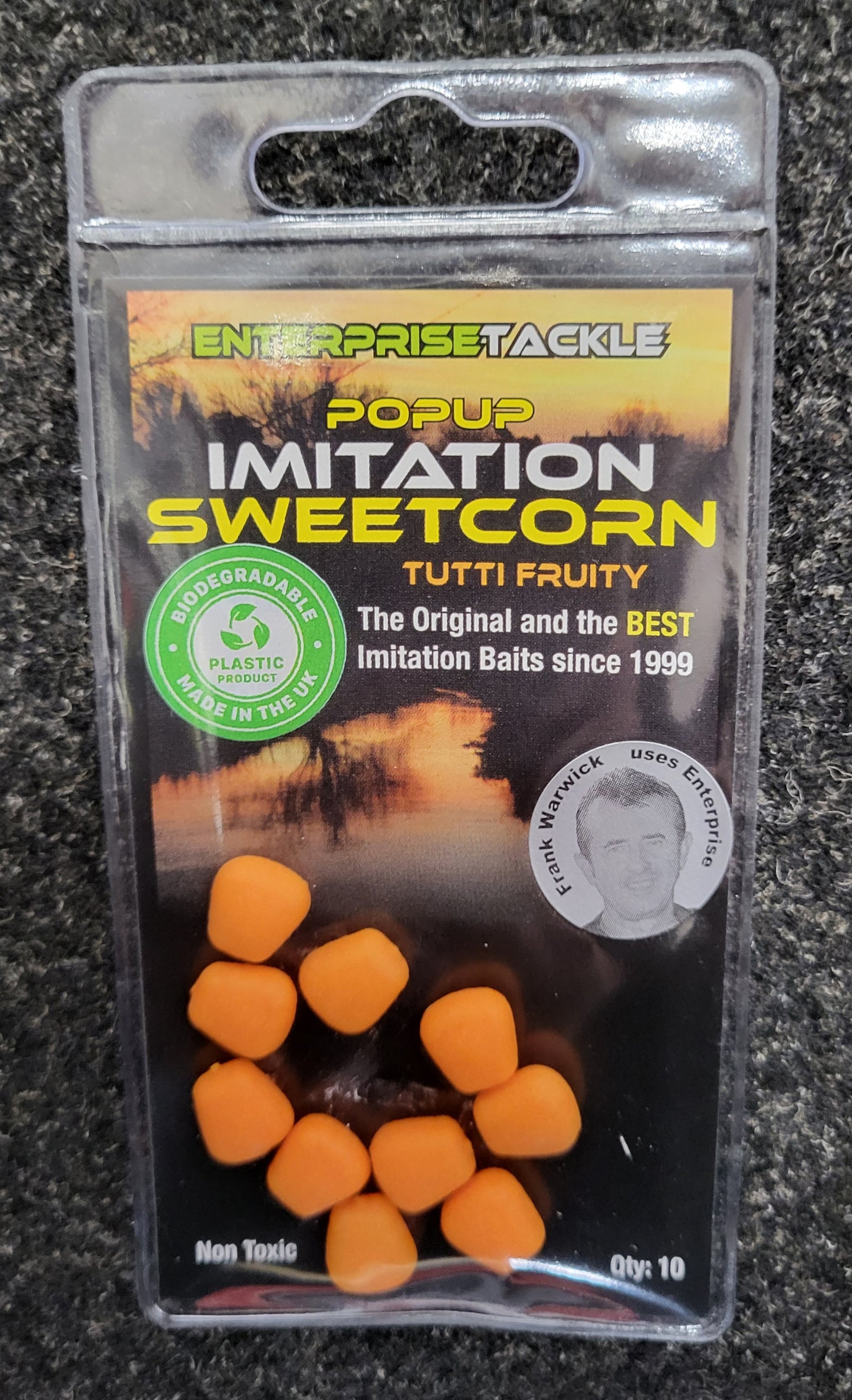 EnterPriseTackle Popup Imitation Sweetcorn Colour Orange Tutti Fruity