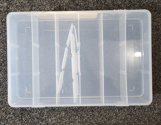 Medium Clear Plastic Tackle Box
