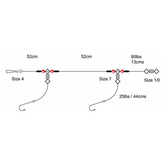 Tronixpro 2Hook Flapper. Size 1