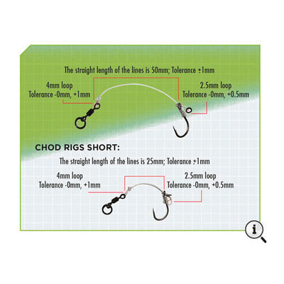 KODEX CHOD RIGS SIZE 7 SHORT