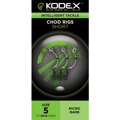 KODEX CHOD RIGS SIZE 7 SHORT