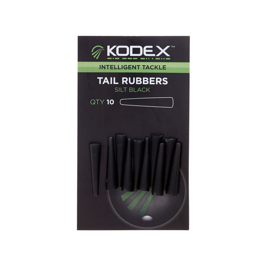 TAIL RUBBERS SILT BLACK