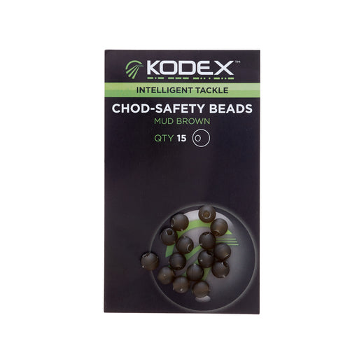 Chod-safety beads mud brown