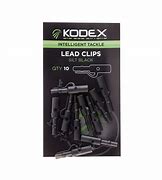 LEAD CLIPS SILT BLACK