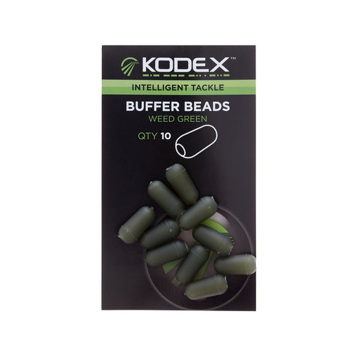 Buffer beads  weed green