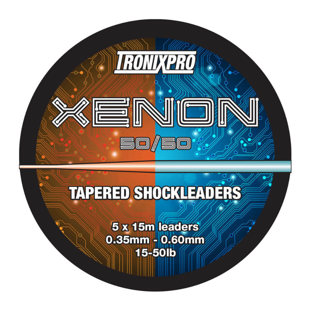 Tronixpro Xenon Tapered ShockLeaders. Size 10-50lb