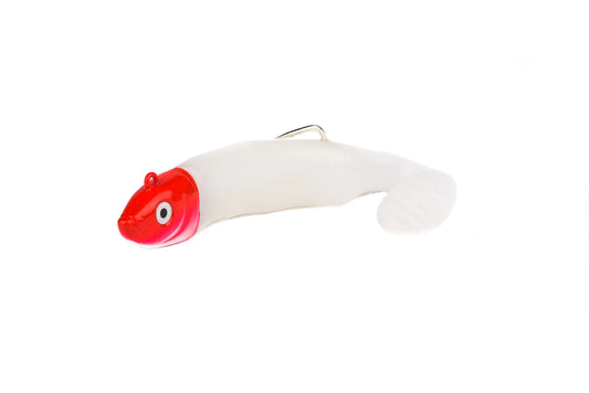 Drift Two Shoal Shads - White/Red Head