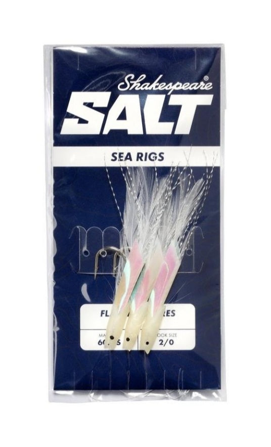 Shakespeare Salt Flat Jack Lures. Hook Size 2/0