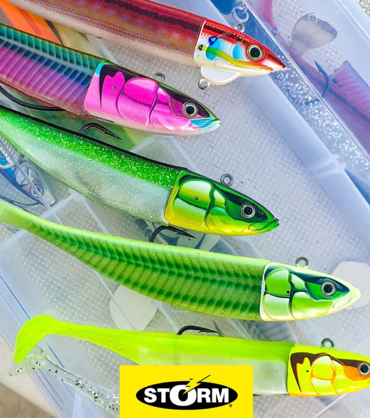 Strom 360GT Biscay Shad 9cm ( Coastal Hot Chartreuse)
