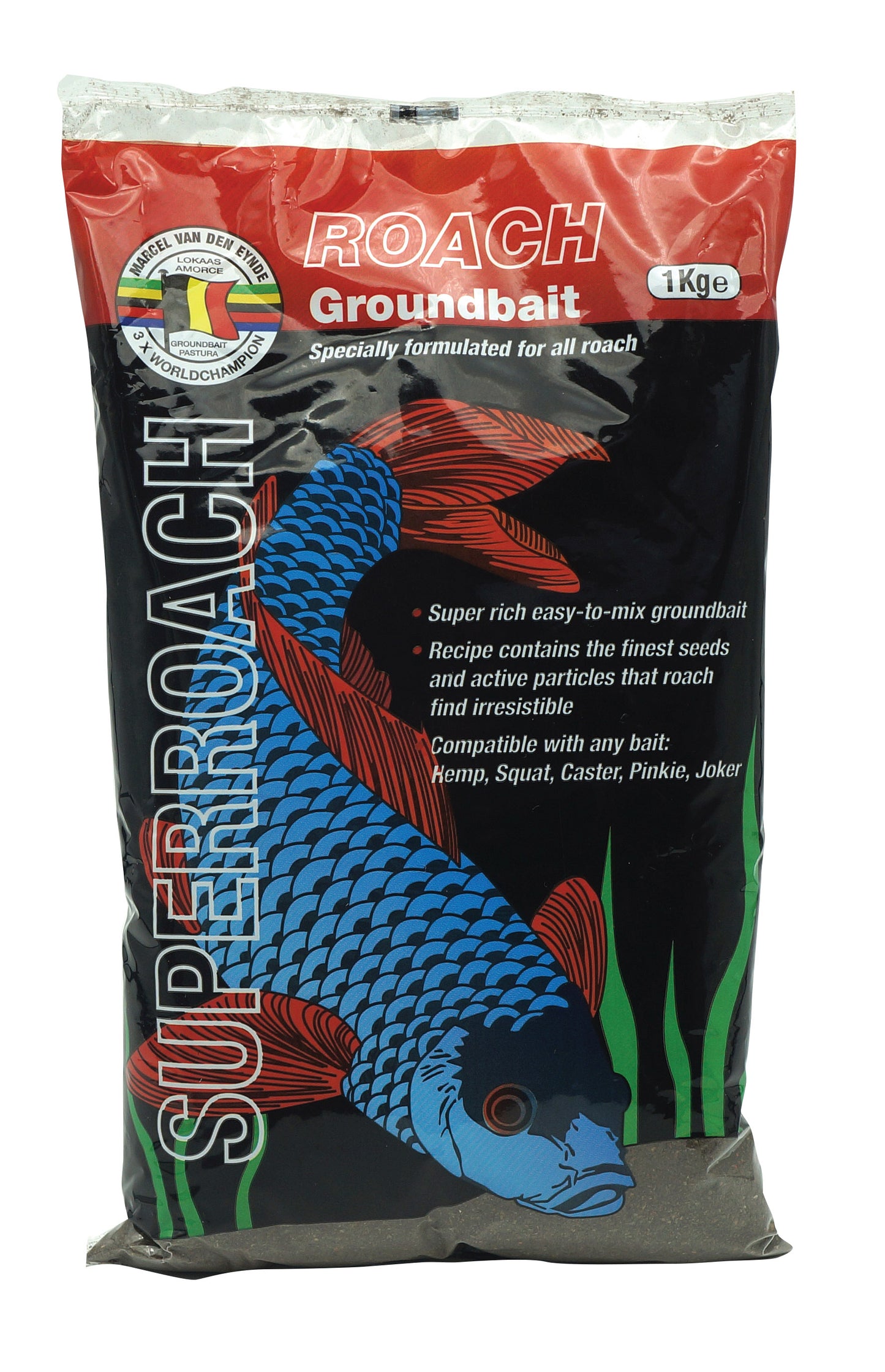 UK SUPER-ROACH(BROWN) 1KG GROUNDBAIT